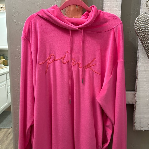 PINK Victoria's Secret Tops - PINK Victoria's Secret Fuchsia Hoodie